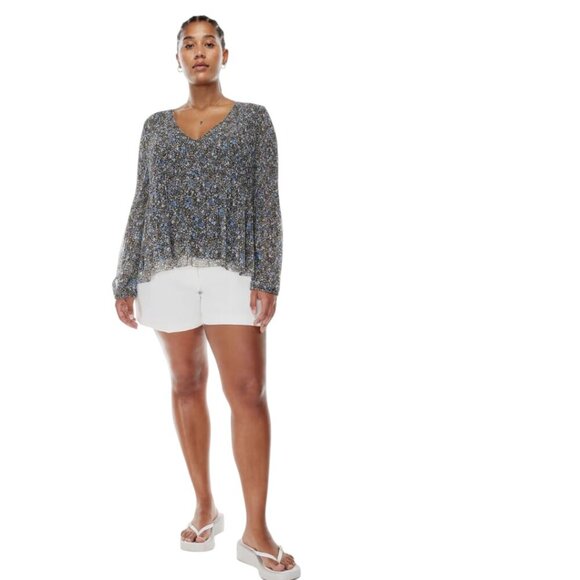 Aritzia Wilfred Daydreamer V-Neck Blouse - Picture 9 of 9